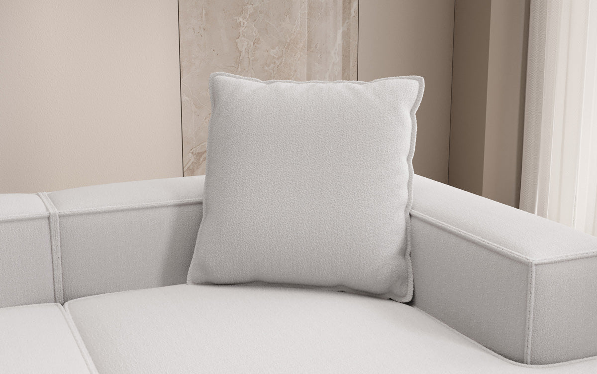 Zierkëssen Lesley 60x60 a Bouclé