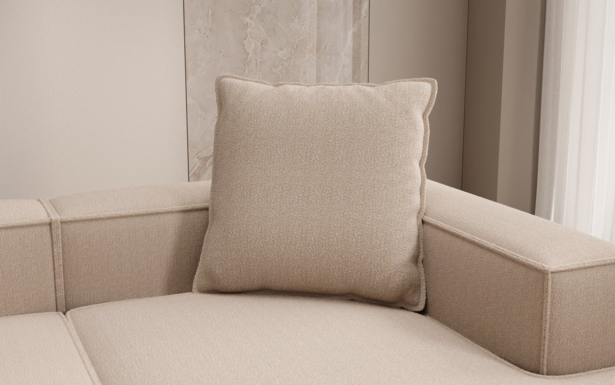 Zierkëssen Lesley 60x60 a Bouclé