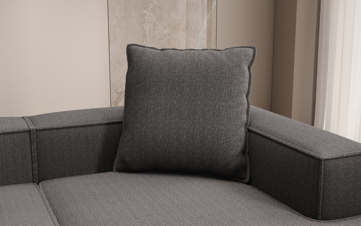 Zierkëssen Lesley 60x60 a Bouclé