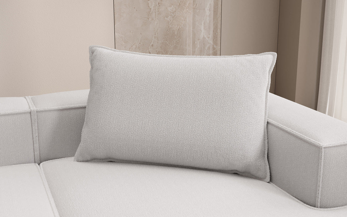 Zierkëssen Lesley 45x80 a Bouclé