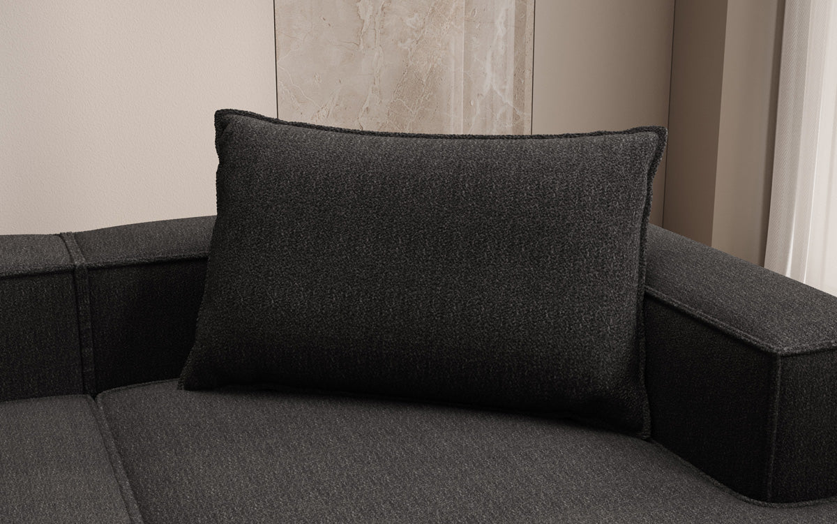 Zierkëssen Lesley 45x80 a Bouclé