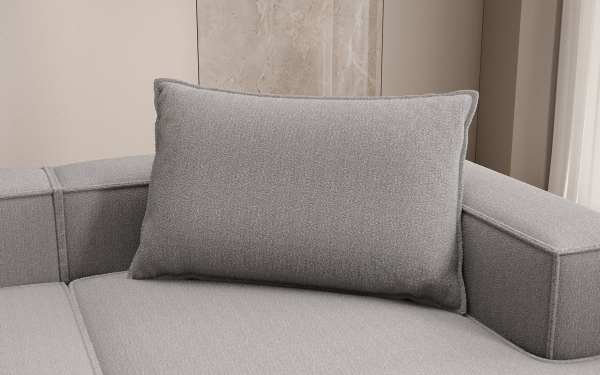 Zierkëssen Lesley 45x80 a Bouclé