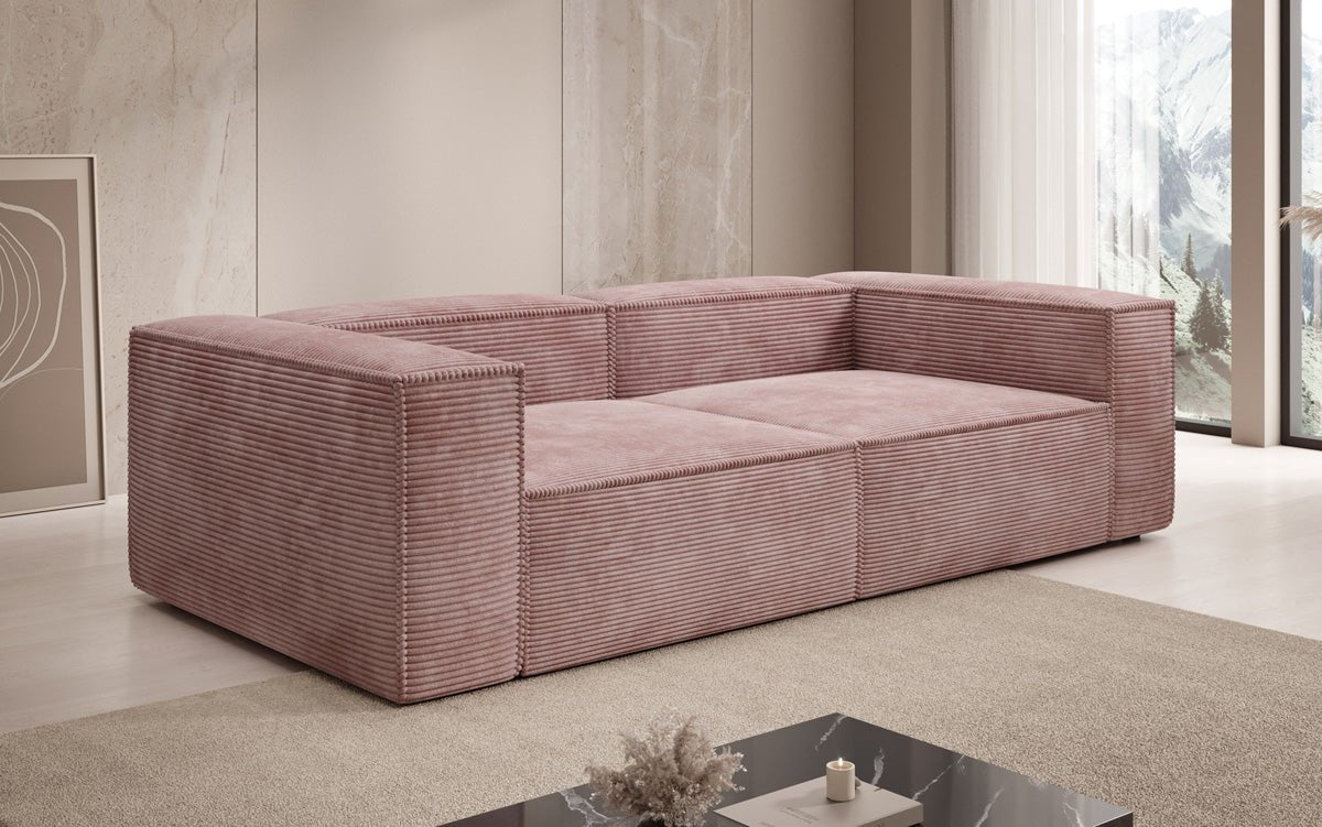 Designer Sofa Lesley 3 Sitzer in Cord