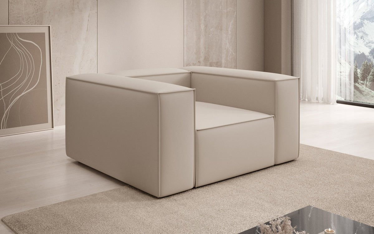 Designer Sofa-Sessel Lesley aus Stoff