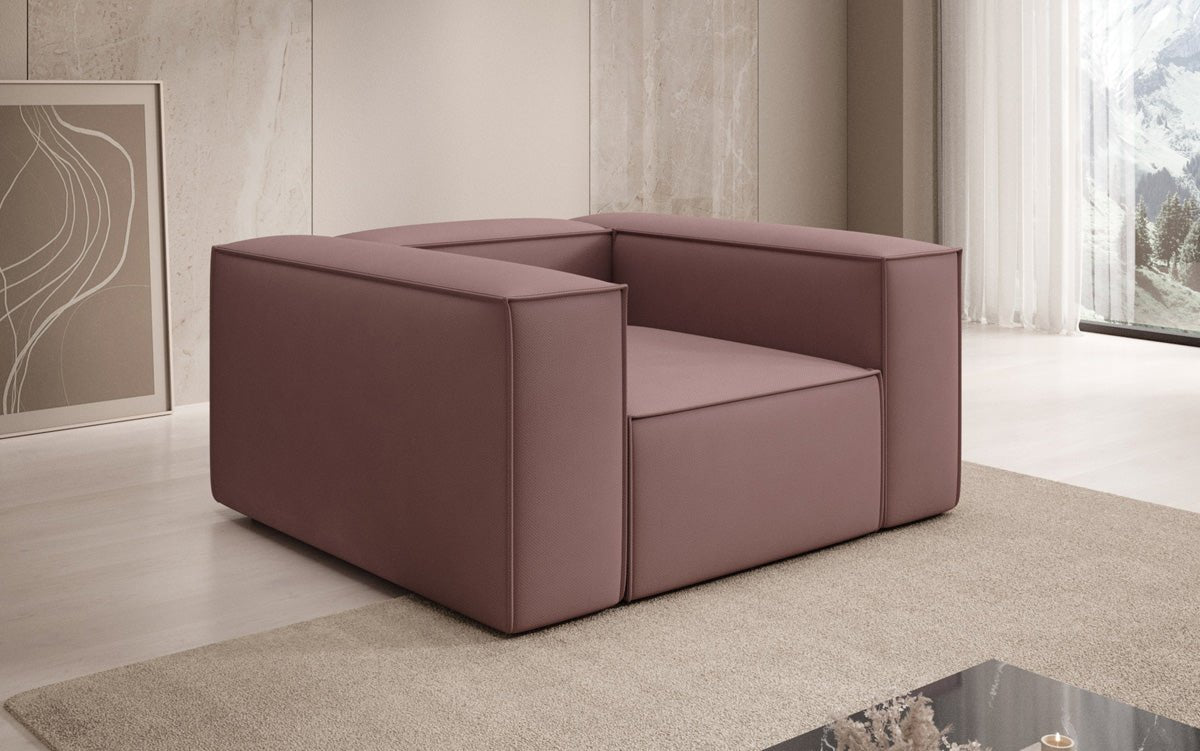 Designer Sofa-Sessel Lesley aus Stoff