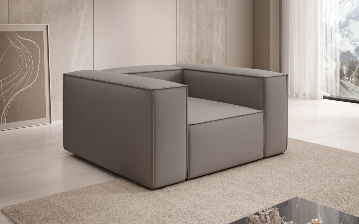 Designer Sofa-Sessel Lesley aus Stoff