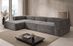 Designer Sofa Lesley L aus Cord