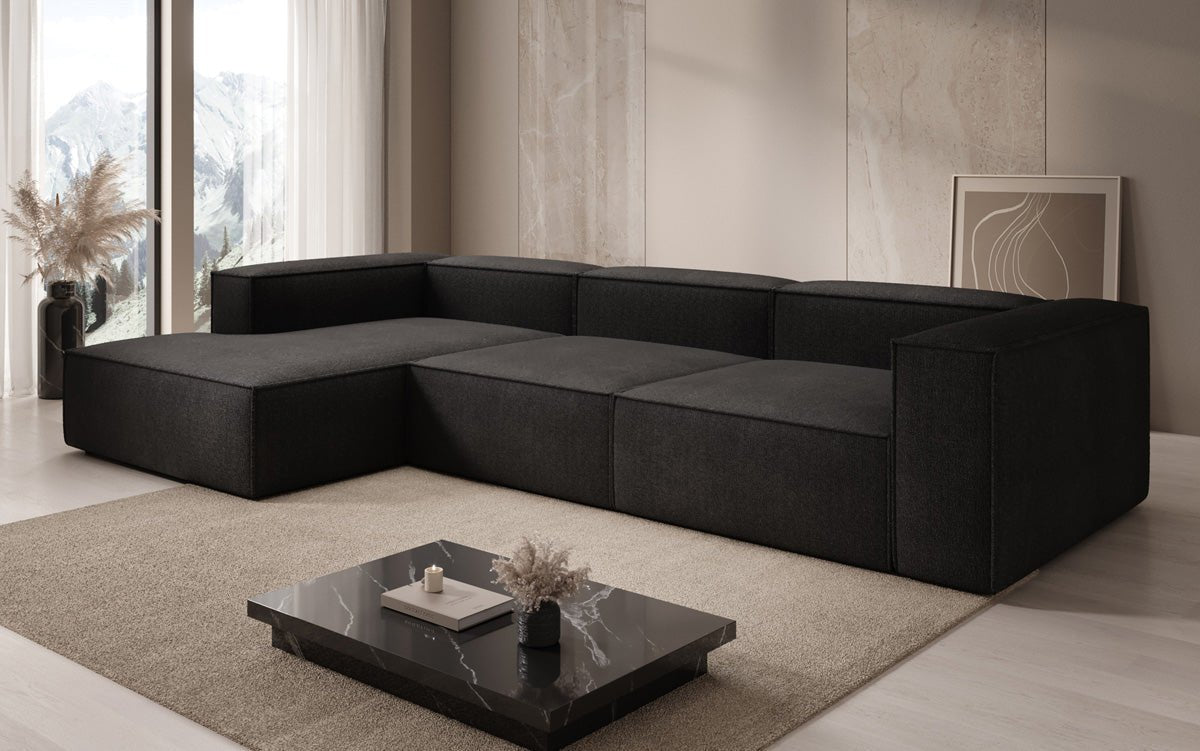 Designer Sofa Lesley L a Bouclé