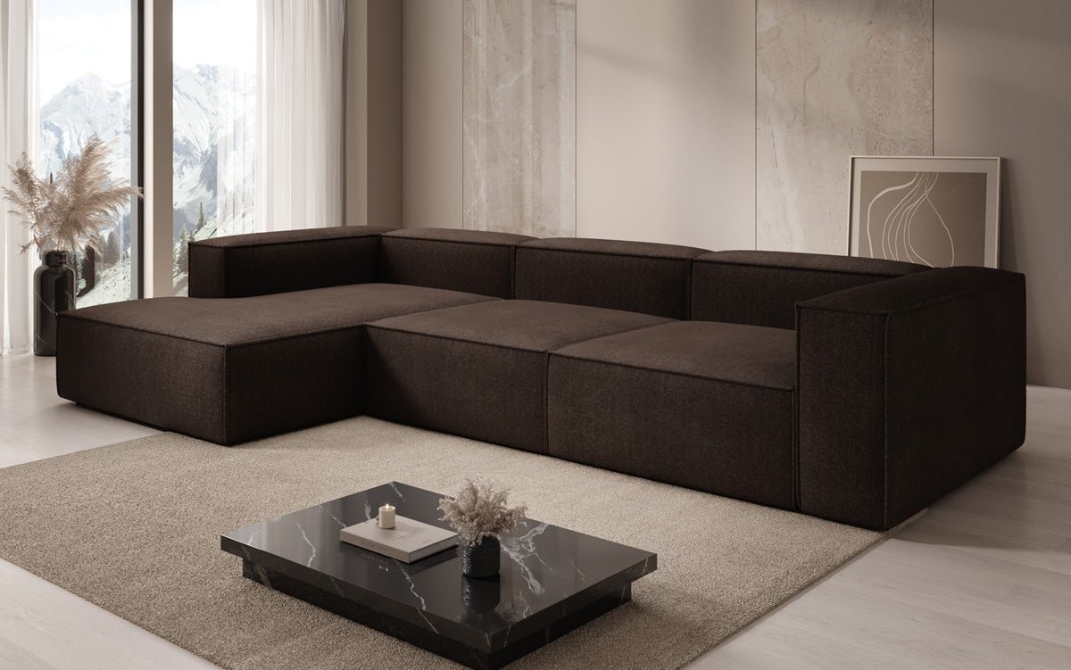 Designer Sofa Lesley L a Bouclé