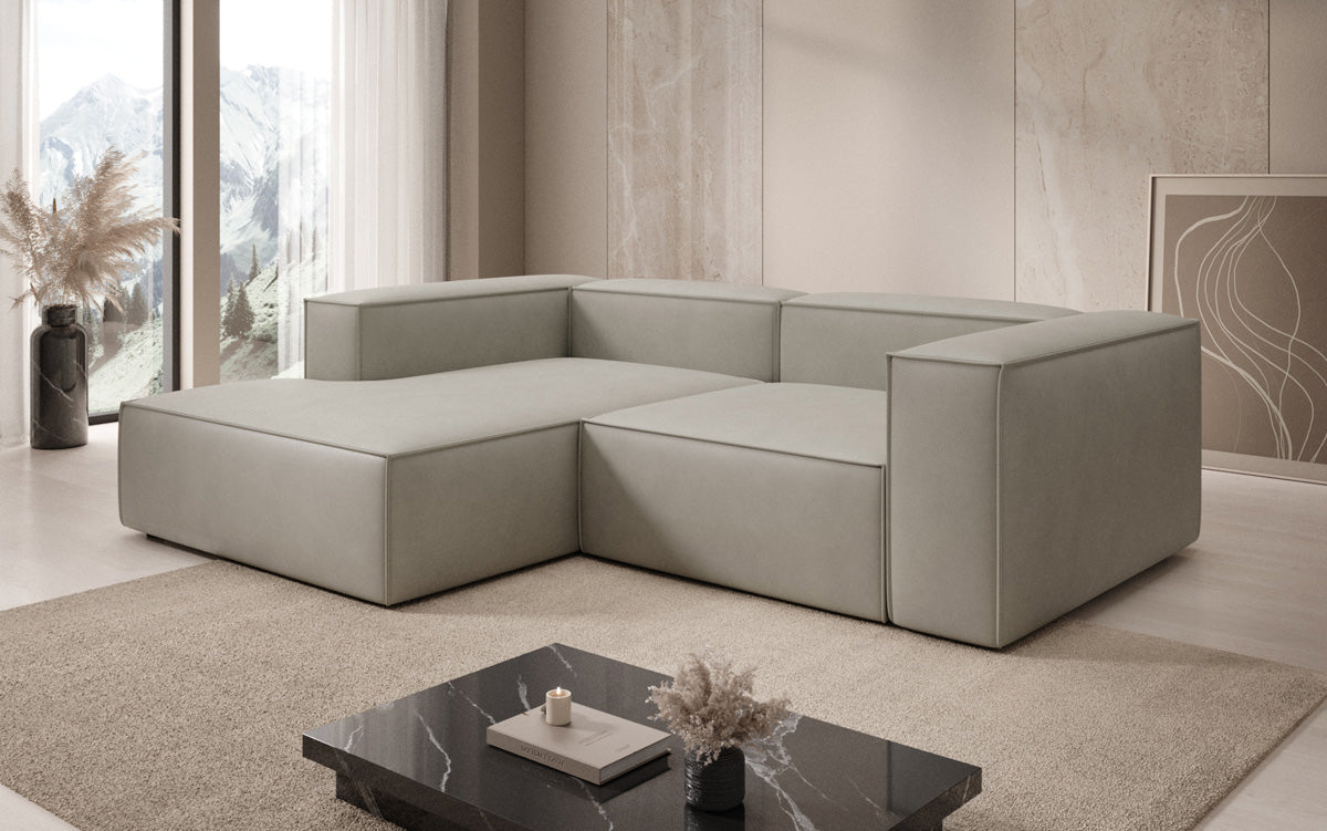 Designer Sofa Lesley L Mini a Echtleder