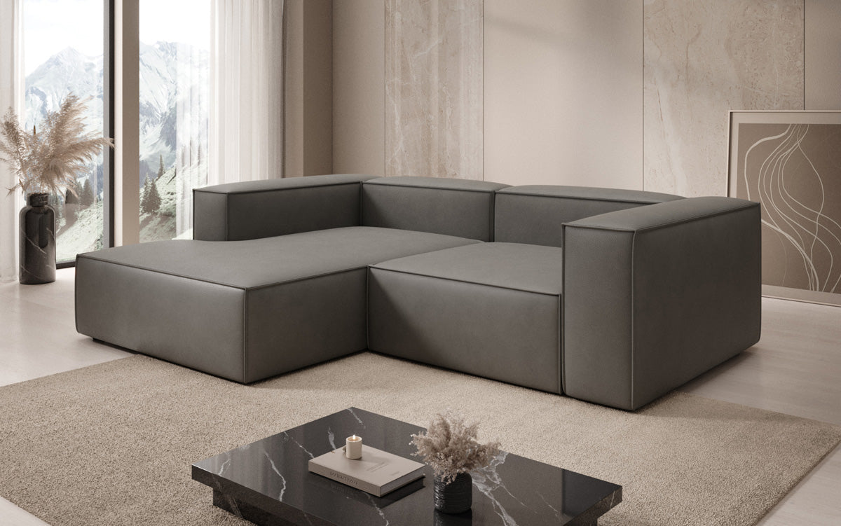 Designer Sofa Lesley L Mini a Echtleder