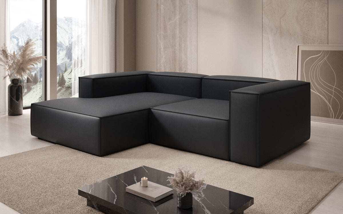 Designer Sofa Lesley L Mini a Echtleder