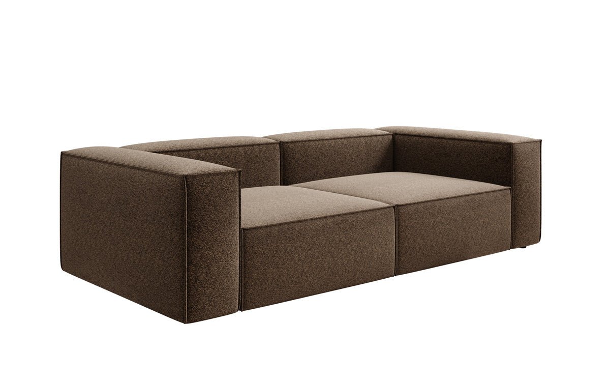Designer Sofa Lesley 3 Sitzer in Strukturstoff
