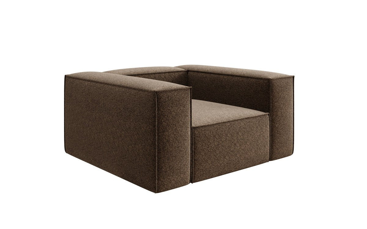Designer-Sofasessel Lesley aus Strukturstoff
