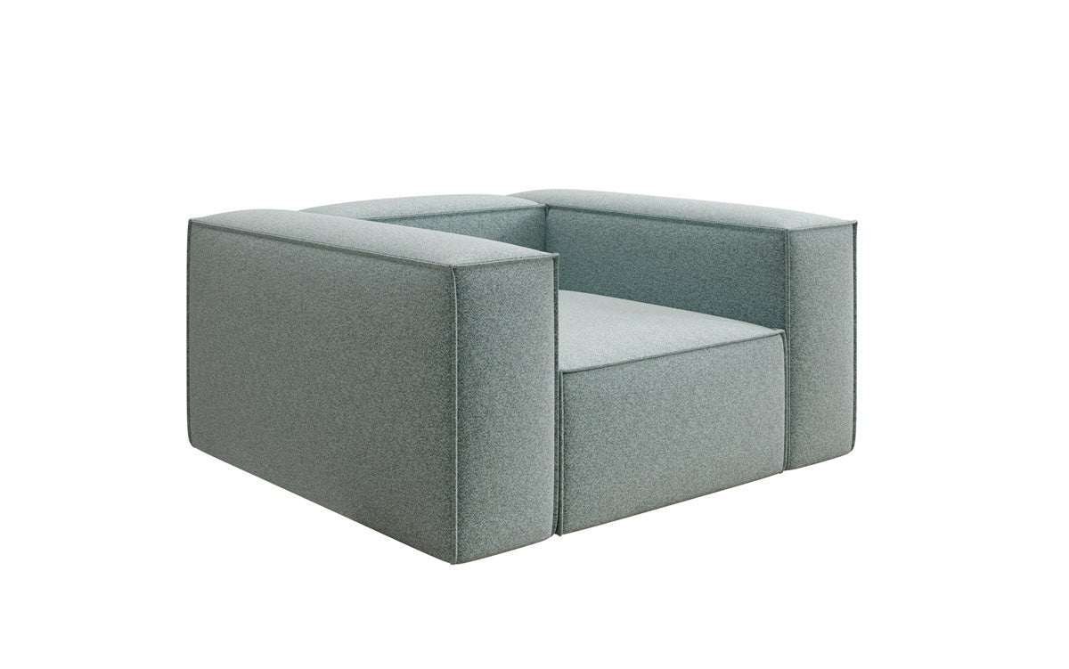 Designer-Sofasessel Lesley aus Strukturstoff