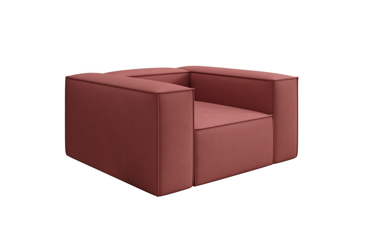 Designer Sofa-Sessel Lesley aus Stoff