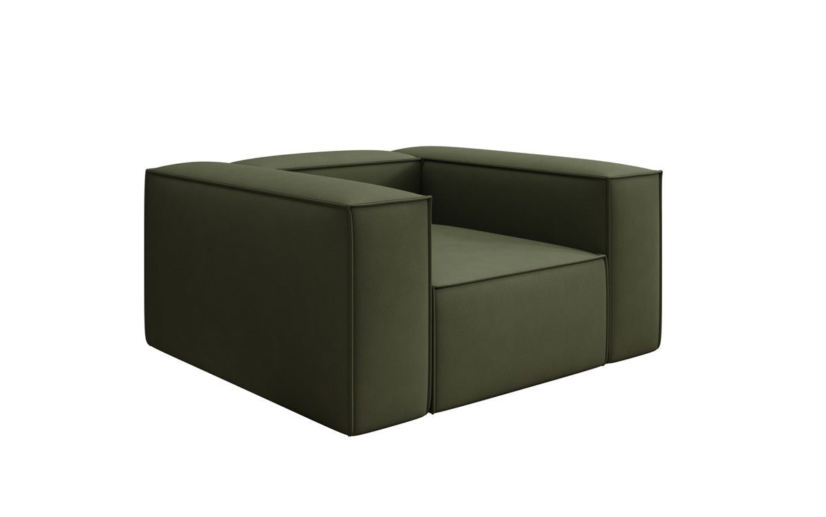 Designer Sofa-Sessel Lesley aus Stoff