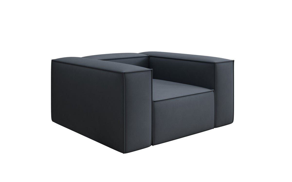 Designer Sofa-Sessel Lesley aus Stoff