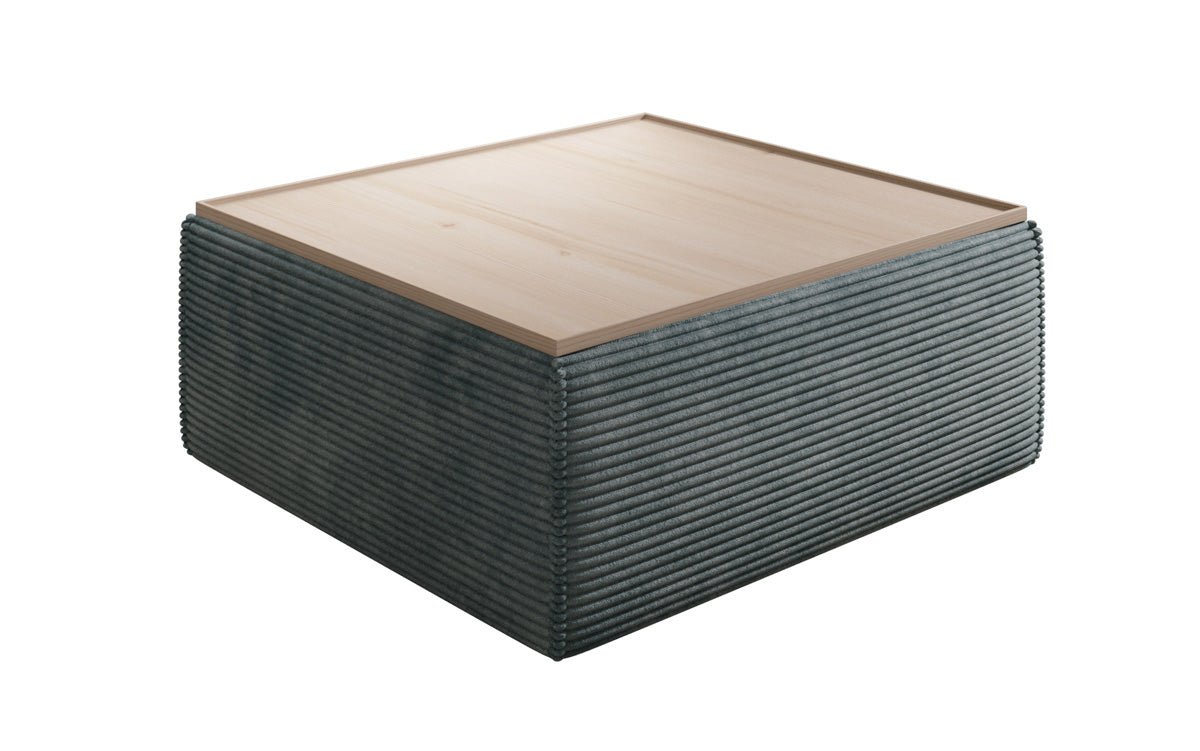 Beistellhocker/Couchtisch Lesley mat Späicherplatz a Cord