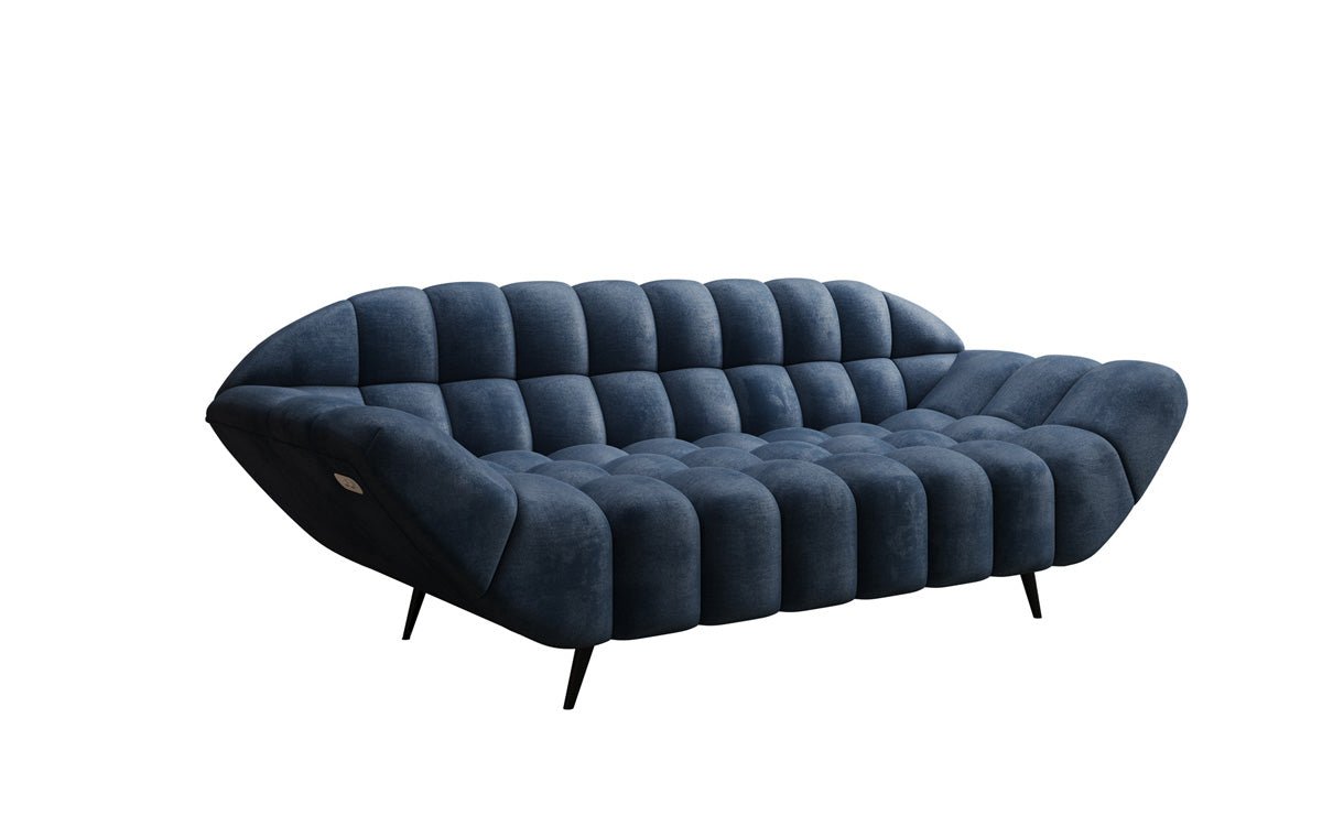 Designer 2 Sitzer Sofa Amora in Samt