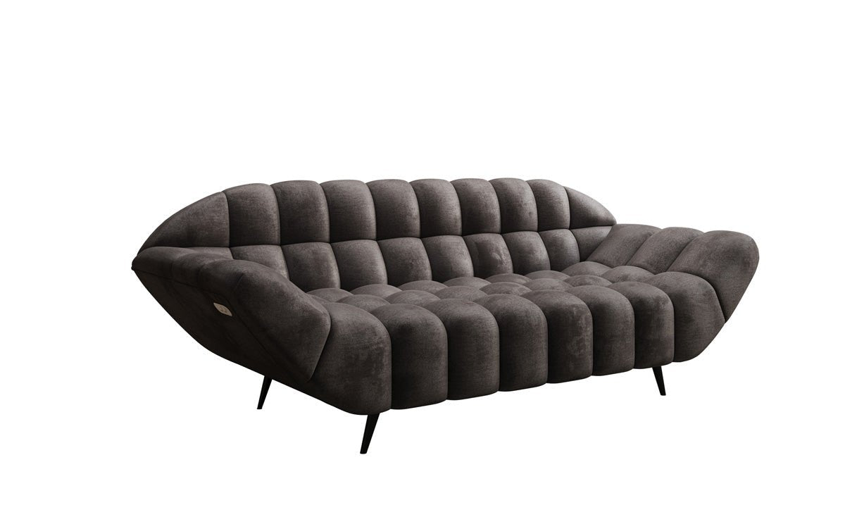Designer 2 Sitzer Sofa Amora in Samt