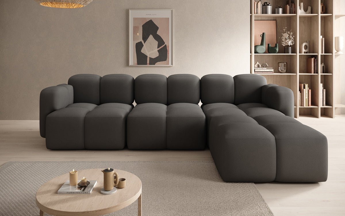 Designer L Sofa Celly aus Stoff