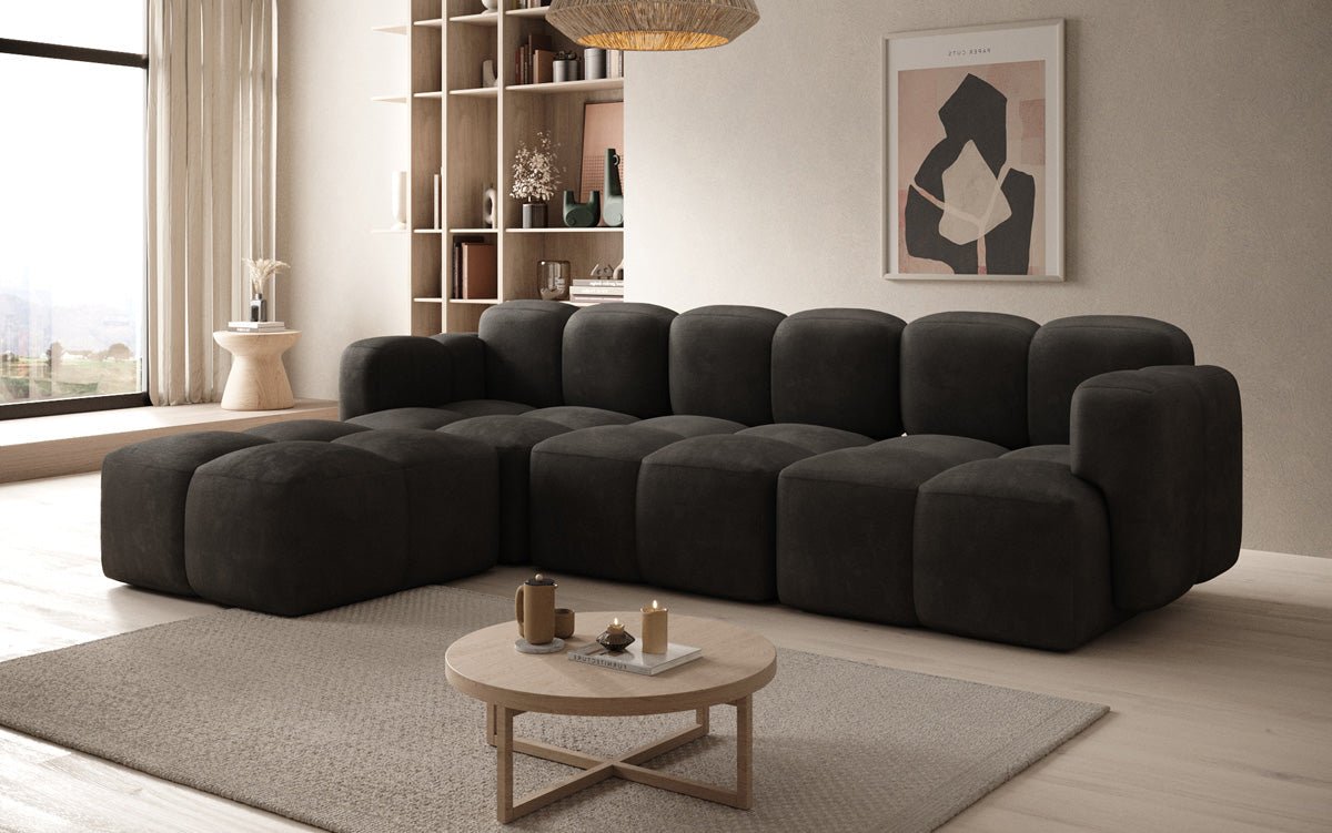 Designer L Sofa Celly aus Samt