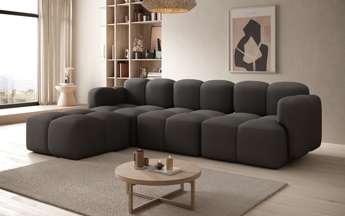 Designer L Sofa Celly aus Stoff