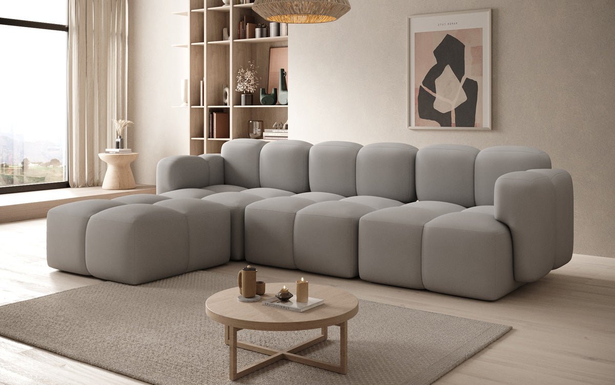 Designer L Sofa Celly aus Stoff