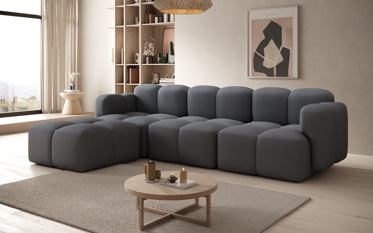 Designer L Sofa Celly aus Stoff