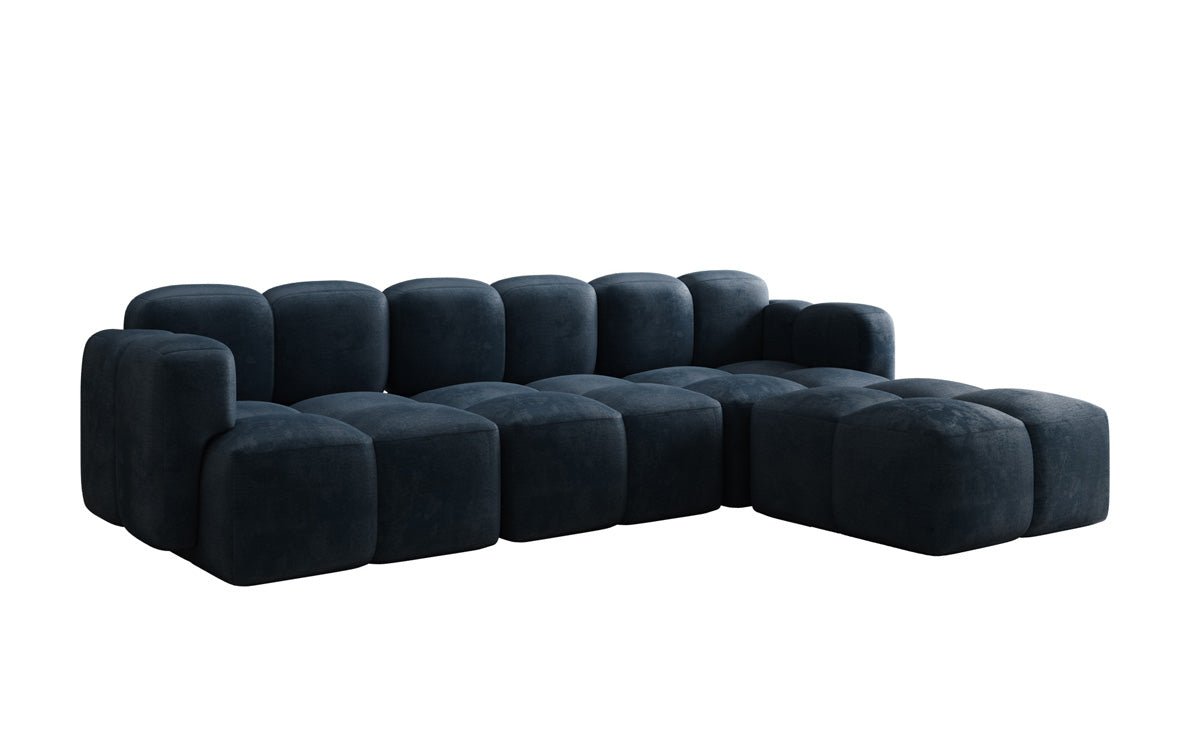 Designer L Sofa Celly aus Samt