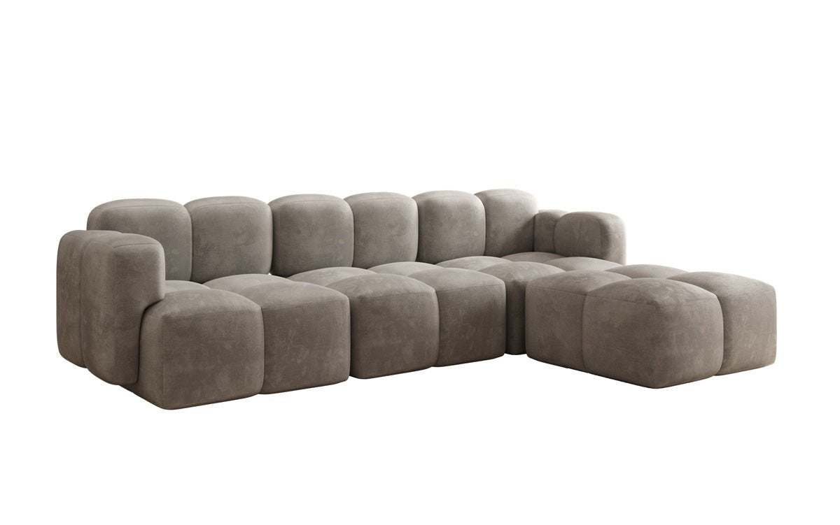 Designer L Sofa Celly aus Samt