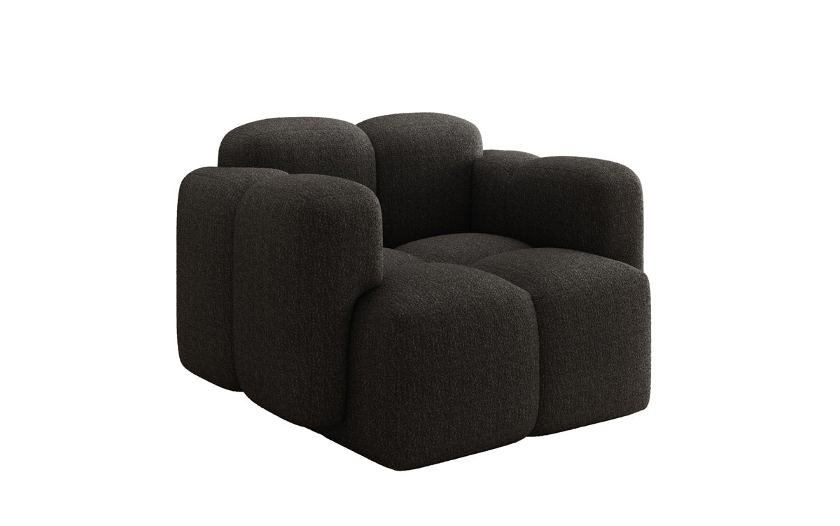 Designer Sofa-Sessel Celly a Bouclé
