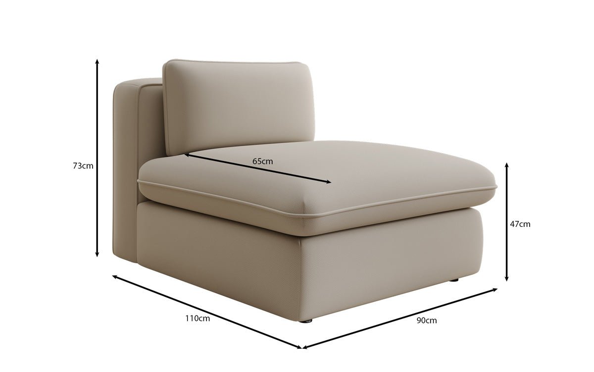 Fauteuil canapé design Cuddle en tissu
