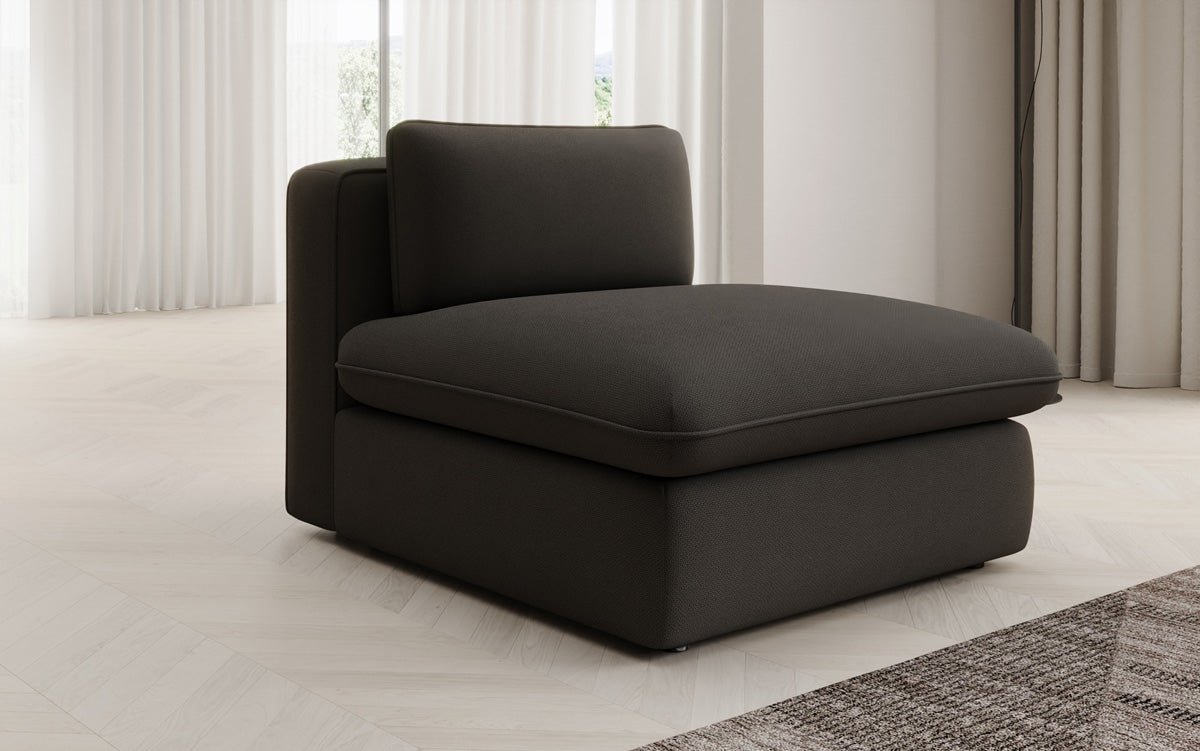 Fauteuil canapé design Cuddle en tissu