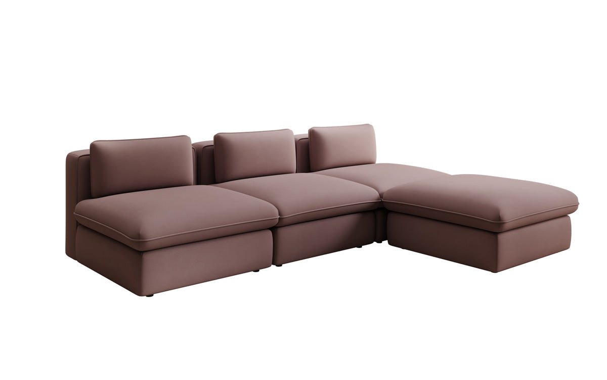 Designer L Sofa Kuschel a Stoff