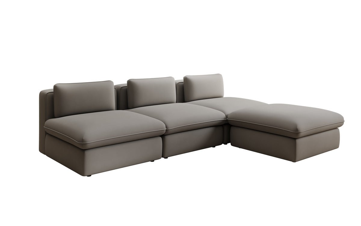 Designer L Sofa Kuschel a Stoff
