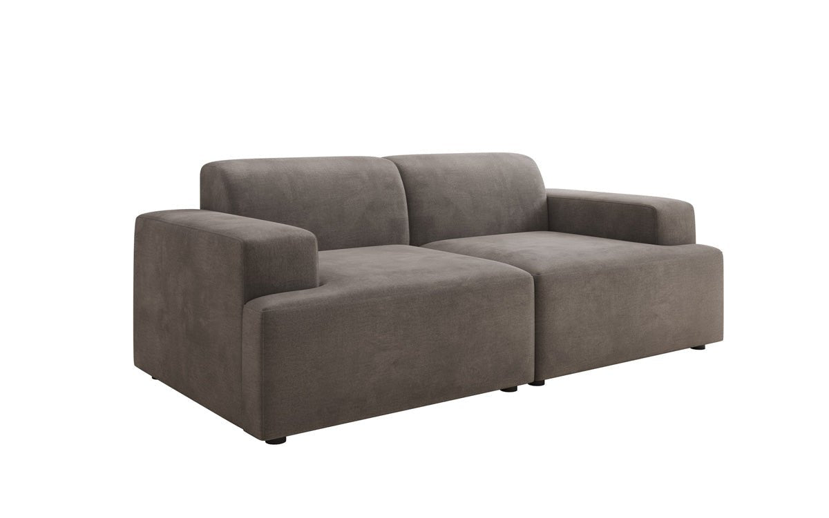 Designer 2-Sëtz Sofa Monza a Samt