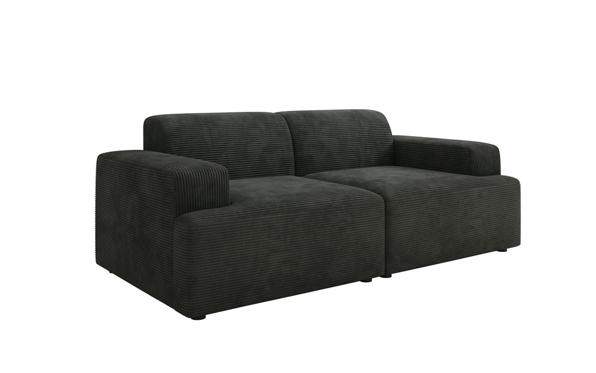 Designer 2 Sitzer Sofa Monza in Cord