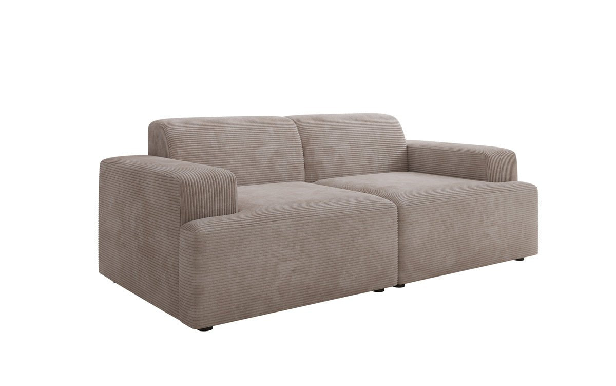 Designer 2 Sitzer Sofa Monza in Cord