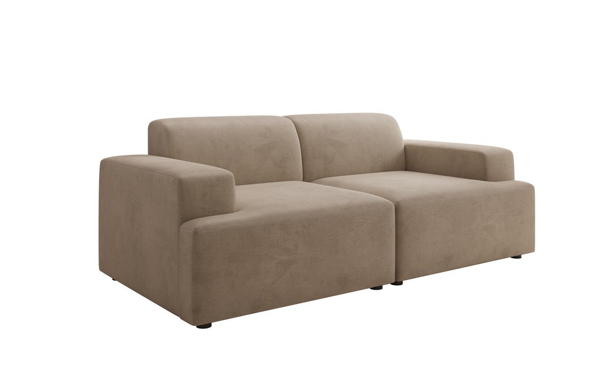 Designer 2-Sëtz Sofa Monza a Samt
