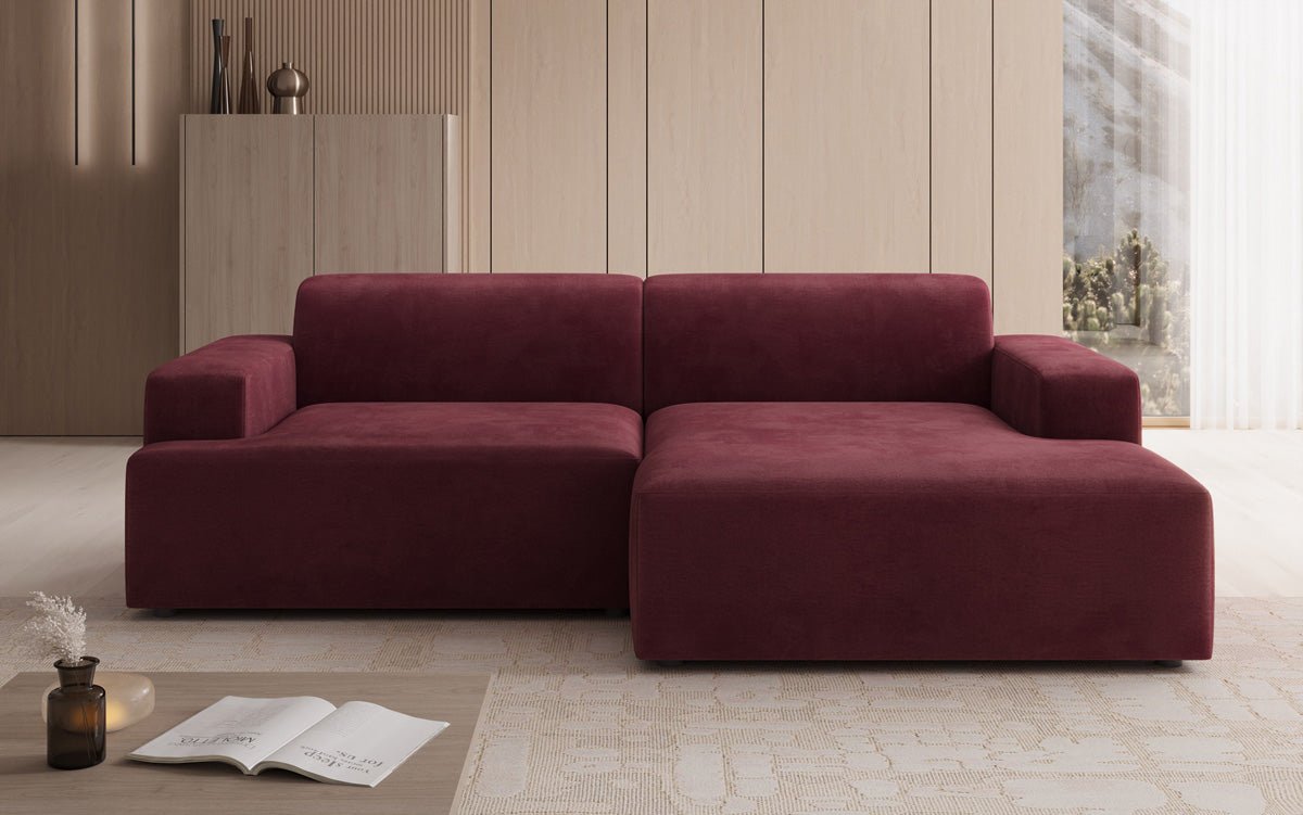 Designer Sofa Monza L a Samt