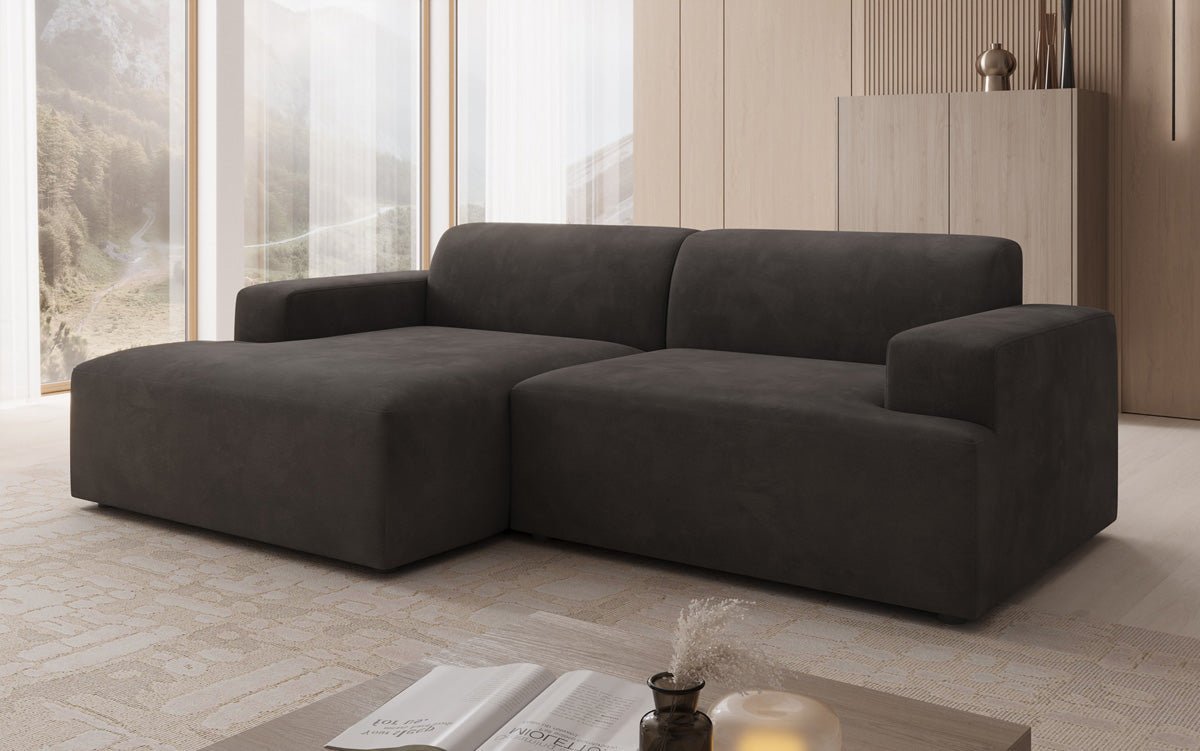 Designer Sofa Monza L a Samt