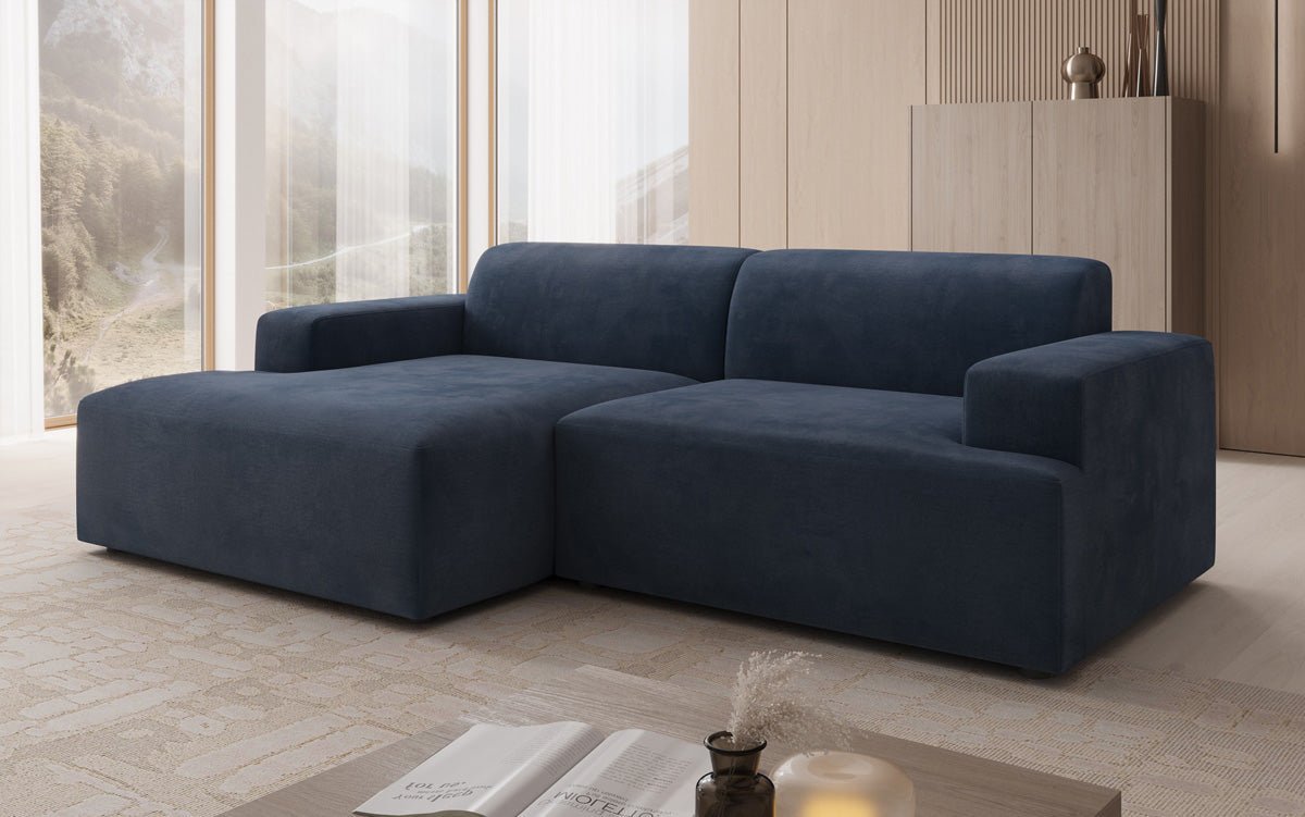 Designer Sofa Monza L a Samt