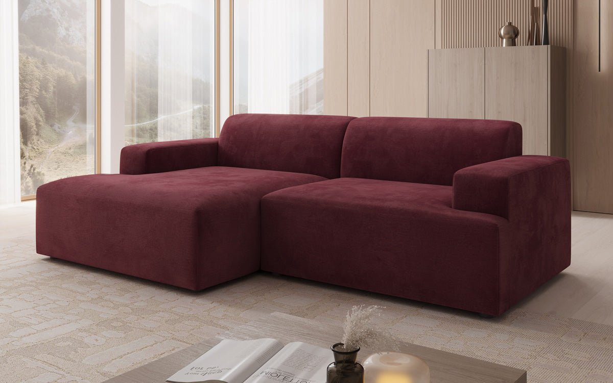 Designer Sofa Monza L in Samt