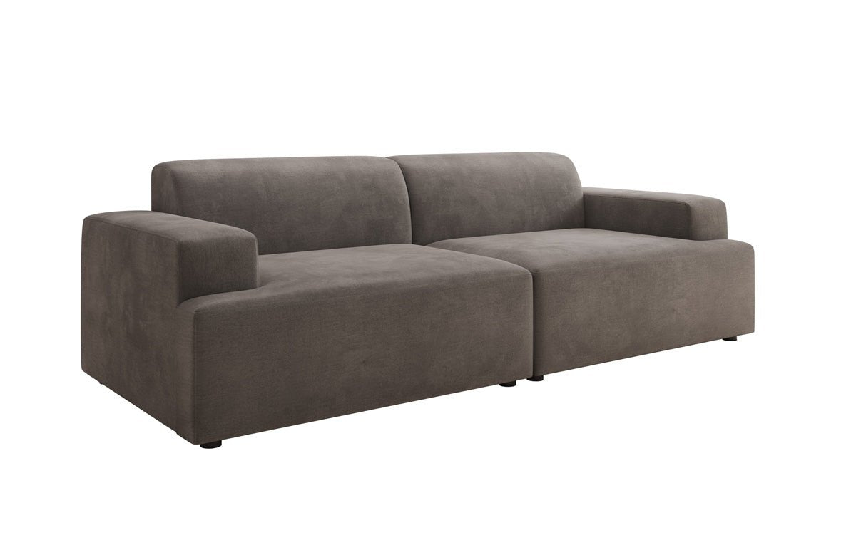 Designer 3-Sëtz Sofa Monza a Samt