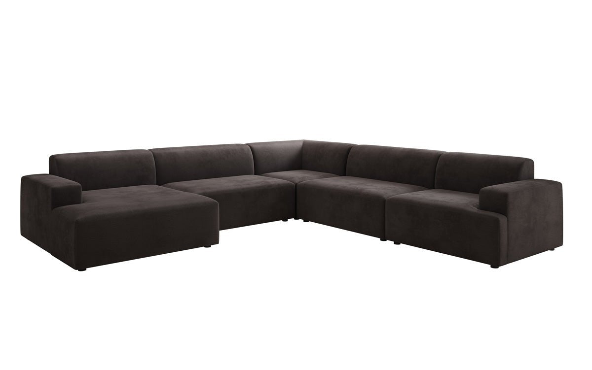 Designer Sofa Monza Wunnlandschaft U XXL a Samt