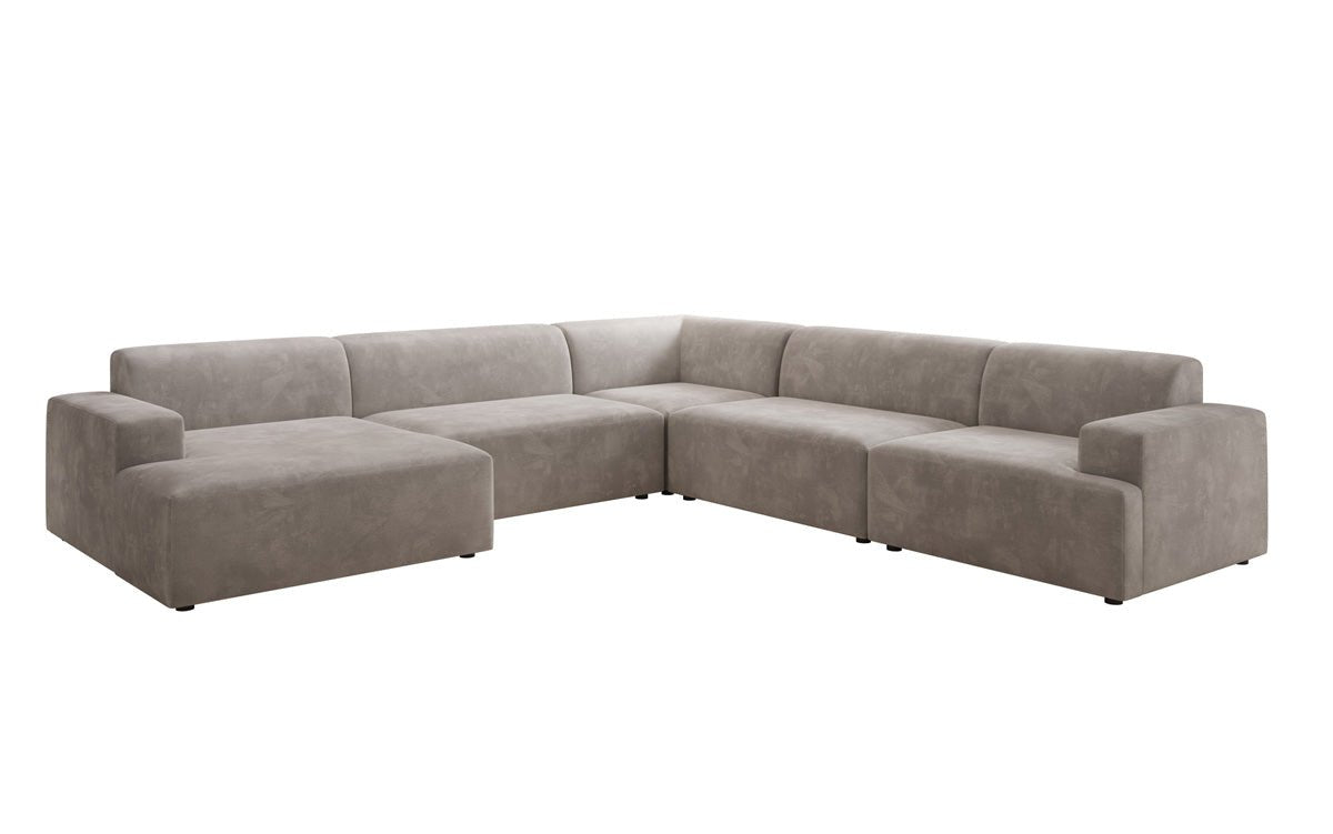 Designer Sofa Monza Wunnlandschaft U XXL a Samt