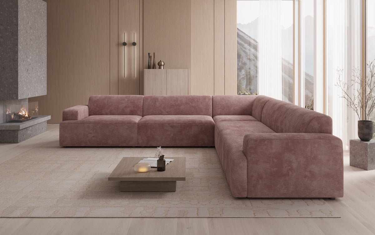 Designer Sofa Monza Wunnlandschaft L XXL am Cord