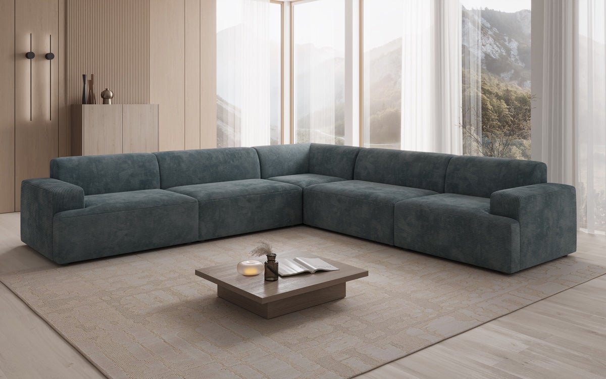 Designer Sofa Monza Wunnlandschaft L XXL am Cord